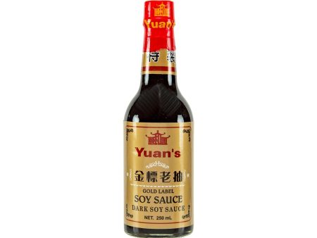 YUAN S Gold Label Dark Soy Sauce  (250mL) Supply