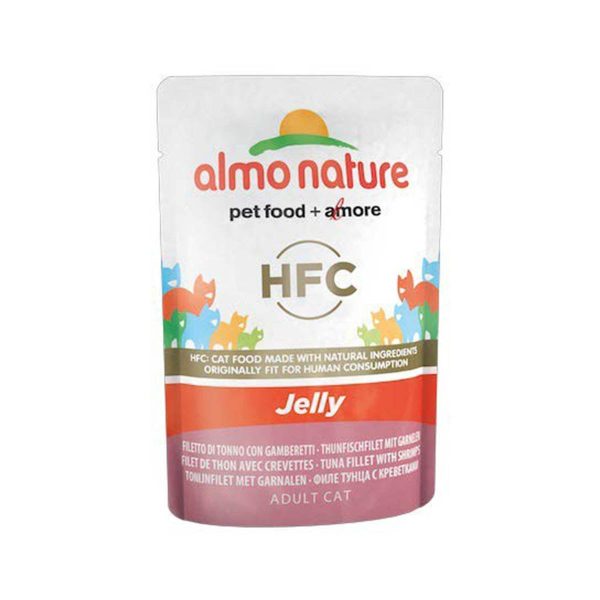 ALMO NATURE (5045) Cat Jelly 55g Tuna Fillet w  Shrimps Discount