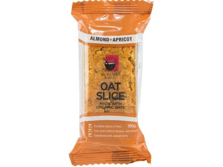 ALL NATURAL BAKERY Oat Slice - Almond & Apricot  (100g) For Discount