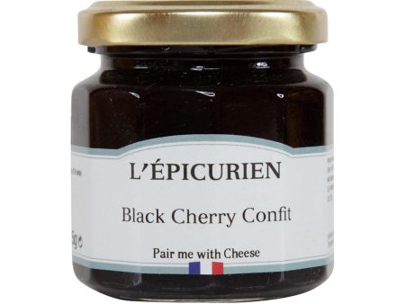 L EPICURIEN Black Cherry Confit  (125g) Online Hot Sale