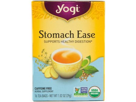 YOGI TEA Stomach Ease Organic Herbal Tea Bags  (29g) For Discount