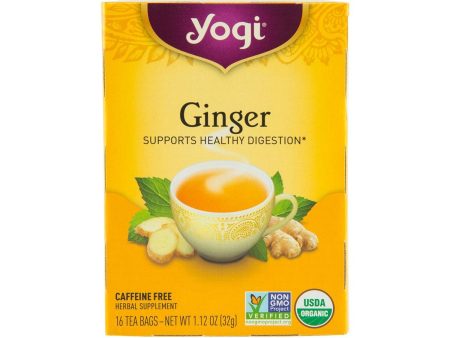 YOGI TEA Organic Ginger Tea Bags  (32g) Supply