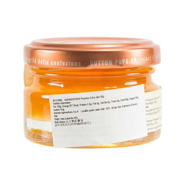 AGRIMONTANA Peaches Extra Jam  (42g) Online