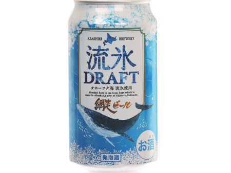 ABASHIRIBEER Okhotsk Blue Draft Drift Ice Beer (Alc 5%)  (350mL) Hot on Sale