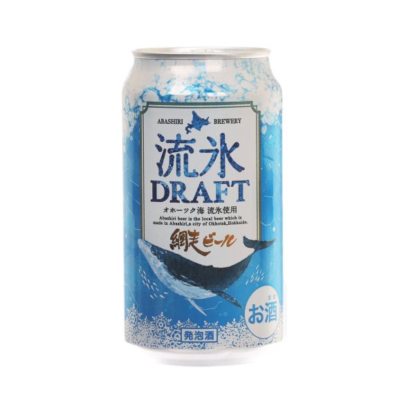 ABASHIRIBEER Okhotsk Blue Draft Drift Ice Beer (Alc 5%)  (350mL) Hot on Sale